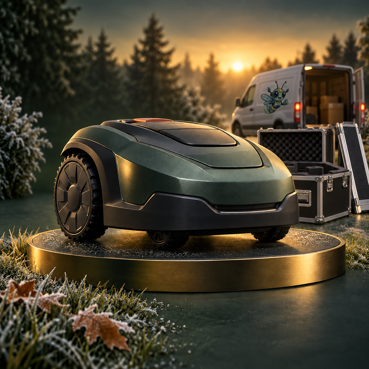 Guld vinteropbevaring med afhentning og levering hos Robotmyggen