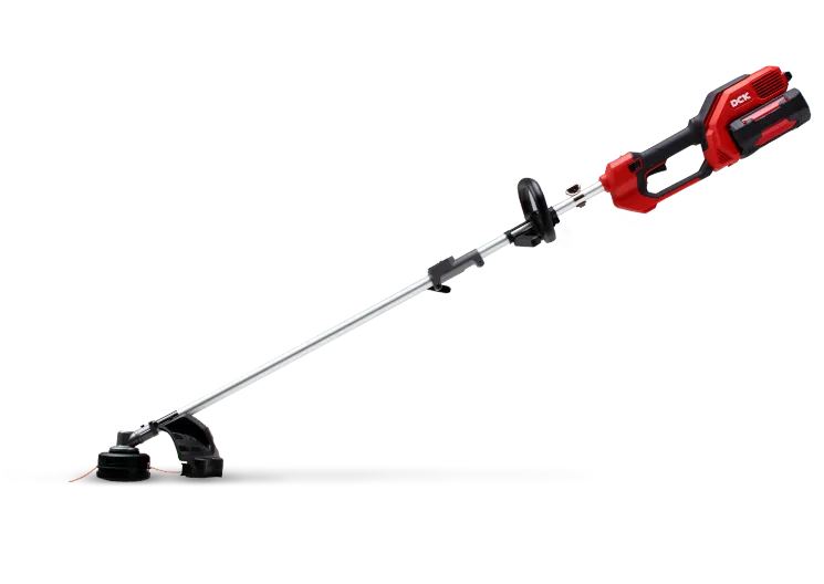 DCK 58V Batteridrevet Delbart Buskryddersystem med 15" Trimmer inkl. 5Ah Batteri & 8A Lynoplader